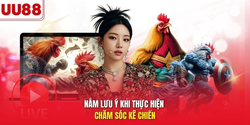 Nắm lưu ý khi thực hiện chăm sóc kê chiến