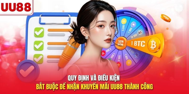 Quy định và điều kiện bắt buộc để nhận khuyến mãi UU88 thành công