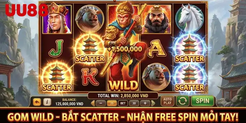 tính năng wild scatter tây du ký thần kỳ